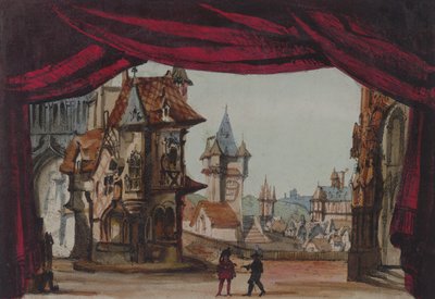 Stage Design for La Juive by French School
