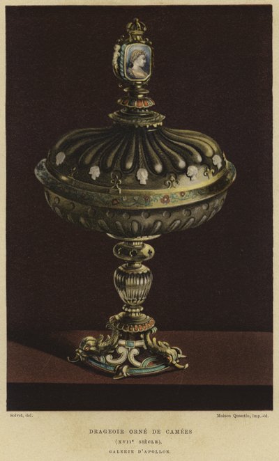 Sweet Jar Decorated with Cameos, 17th Century by French School