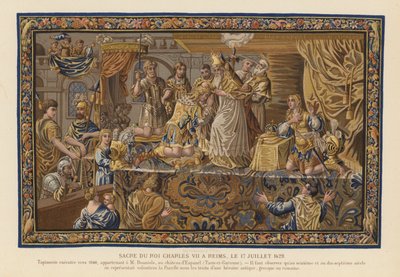 Tapestry Depicting the Coronation of King Charles VII of France, Reims by French School