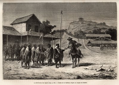 The Blancos, Argentine insurges who hold the province of Entre-Rios (Entre Rios) against the arms of Buenos Aires by French School