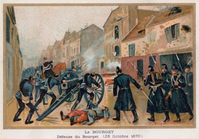 The Defence of Le Bourget by French School