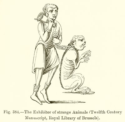The Exhibitor of Strange Animals by French School