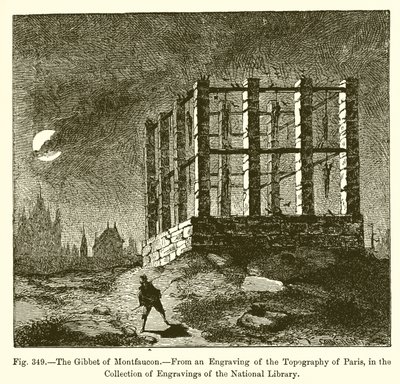 The Gibbet of Montfaucon by French School