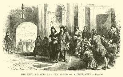 The King Leaving the Death-Bed of Monseigneur by French School