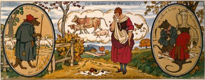 The Milkmaid and the Milk Can, from 