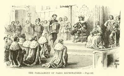 The Parliament of Paris Reprimanded by French School