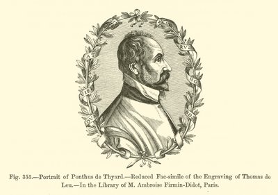 Portrait of Ponthus de Thyard by French School