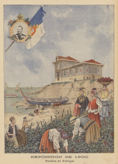 The Portuguese Pavilion at the Exposition Universelle of 1900 in Paris by French School