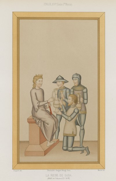 The Queen of Sheba by French School
