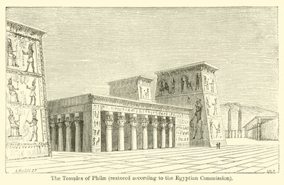 The Temples of Philae, Restored According to the Egyptian Commission by French School