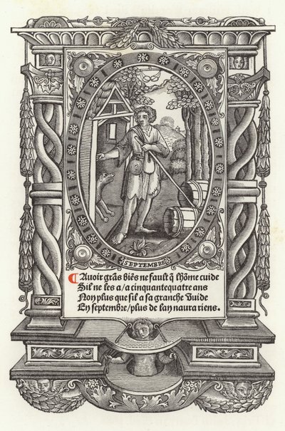 The Twelve Ages of Man: September by French School