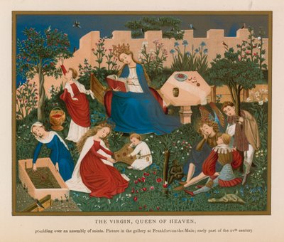 The Virgin, Queen of Heaven by French School