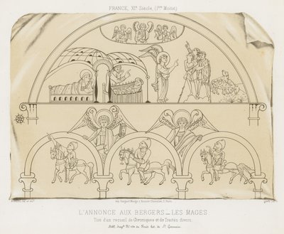 The Announcement to the Shepherds by French School