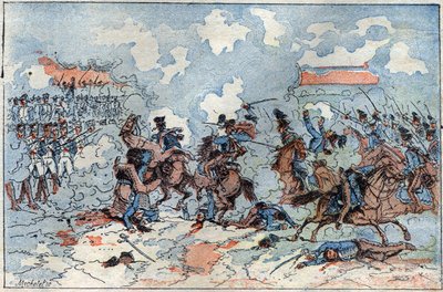 The Battle of Auerstaedt Between the Prussian Army and the French Army Led by Louis Nicolas d