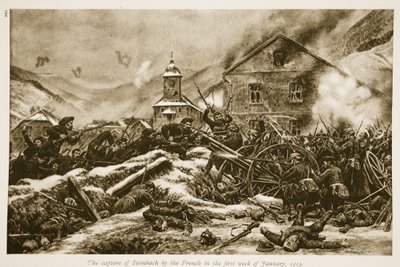 The Capture of Steinbach by the French in the First Week of January, 1915 by French School