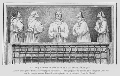The First Five Companions of St Francis of Assisi by French School