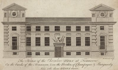 The house of the Chevaliere DEon at Tonnerre by French School