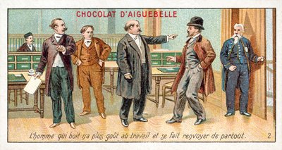 The man who drinks no longer has the taste for work and gets himself dismissed by French School