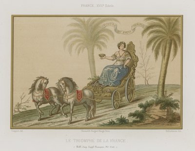 The triumph of France by French School