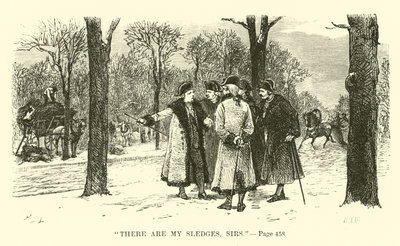 There Are My Sledges, Sirs by French School
