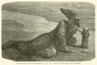 A Persian Slave among the Turkomans (engraving) by French School