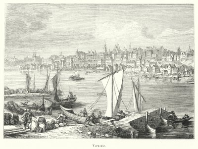 Warsaw (engraving) by French School