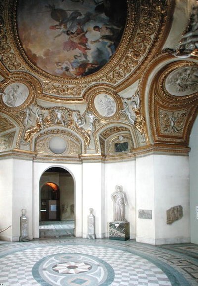 View of the Mars Rotunda with stucco figures by Michel Anguier (1612-86) by French School