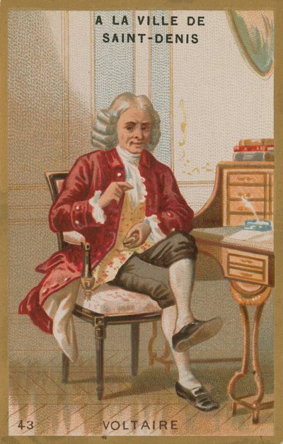 Voltaire, French Enlightenment Writer and Philosopher by French School