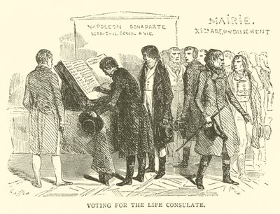 Voting for the life consulate by French School
