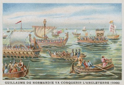 William the Conqueror on His Way to Conquer England, 1066 by French School