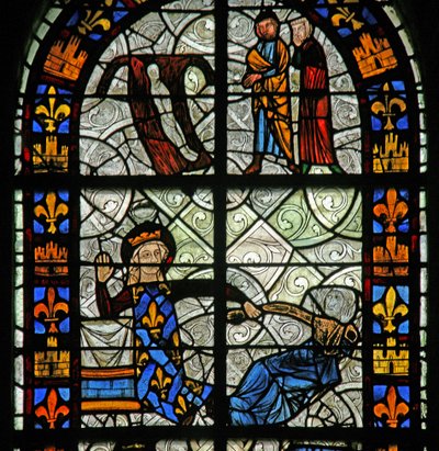 Window depicting Saint Radegonde: Anderedus