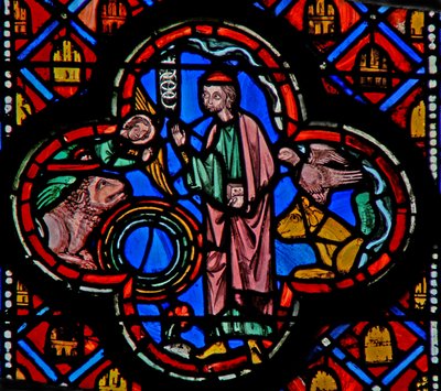 The Vision of the Four Living Creatures and the Wheels Within Wheels by French School