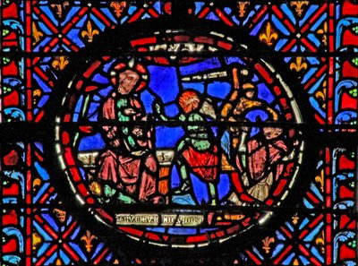 God Allows Satan to Tempt Job by French School
