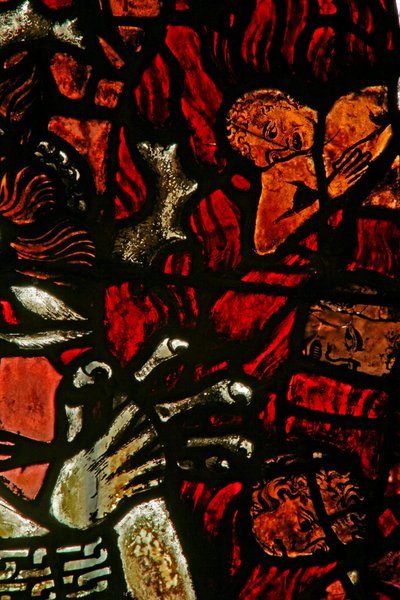 The Devil Chained in Hell by French School