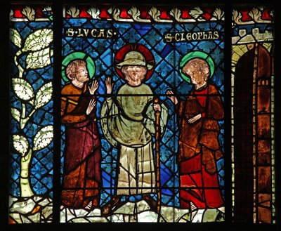 The Meeting with Christ on the Road to Emmaus: St. Luke and St. Cleophas by French School