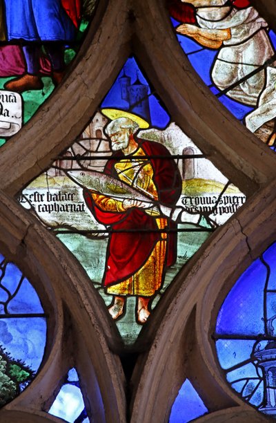St Peter Carries a Fish to Enter Capernaum by French School