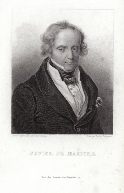 Xavier de Maistre, French Soldier and Author by French School