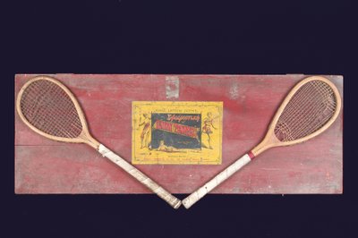Original box for a Sphairistike set by French and Co.