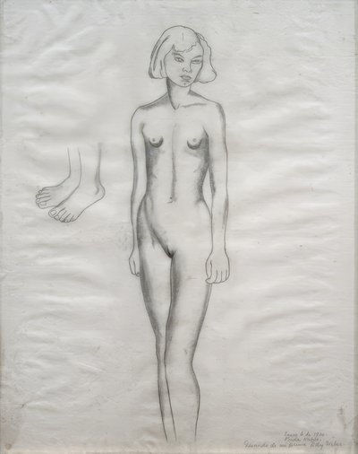 Nude Portrait of My Cousin Ady Weber by Frida Kahlo
