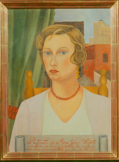 Portrait of Mrs. Jean Wight by Frida Kahlo