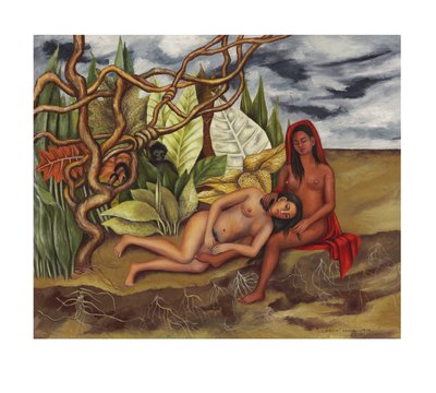 The Land Itself or Two Naked in the Jungle by Frida Kahlo