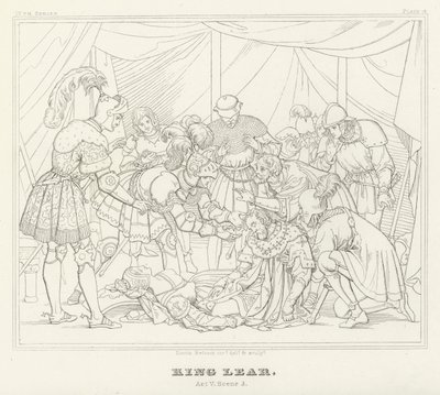 King Lear, Act V, Scene 3 by Friedrich August Moritz Retzsch