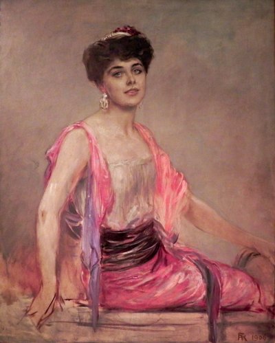 Geraldine Farrar by Friedrich August von Kaulbach