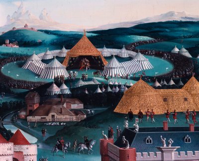 Interview of Francois I and Henry VIII at the Golden Sheet Camp June 7 by Friedrich Bouterwek