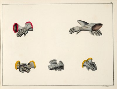 Gloves, plate from 