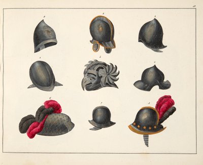 Helmets, plate from 