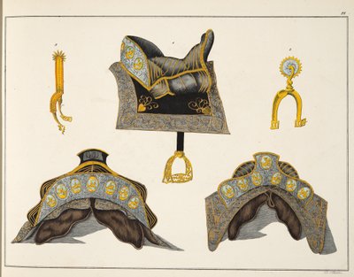 Saddles and Spurs, Plate from 