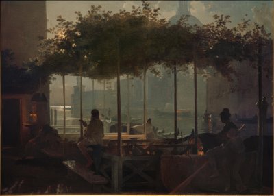 Moonlit Night in Venice by Friedrich Nerly