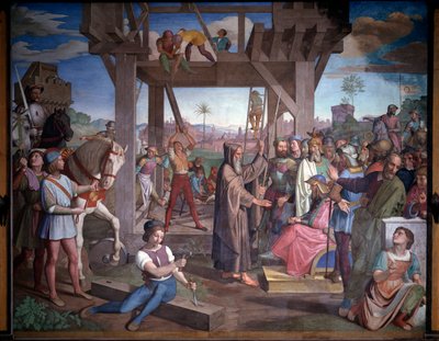 First Crusade: Preparations for the Assault of Jerusalem by Friedrich Overbeck
