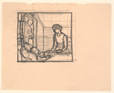 Then There Was a Knock on the Door, and a Poor, Old Man Came In... by Fritz Syberg